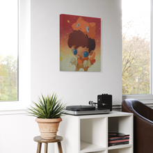 Load image into Gallery viewer, Boy And Orange Cat
