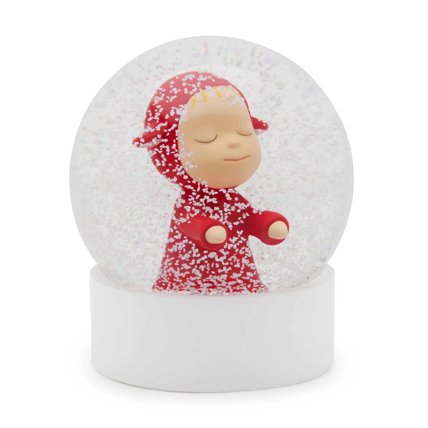Yoshitomo Nara Little Wanderer Snow Globe (Red)