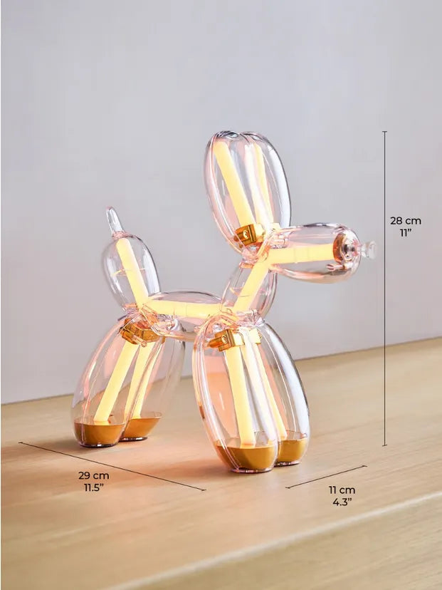 PRE-ORDER - GOLD Balloon Dog Lamp by Jeff Koons x Lexon (Chromatic Collection)