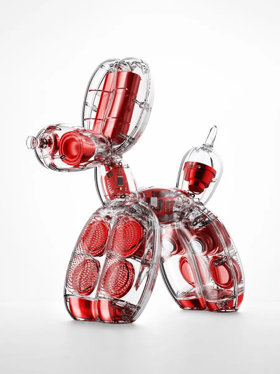 PRE-ORDER - RED Balloon Dog Speaker by Jeff Koons x Lexon (Chromatic Collection)