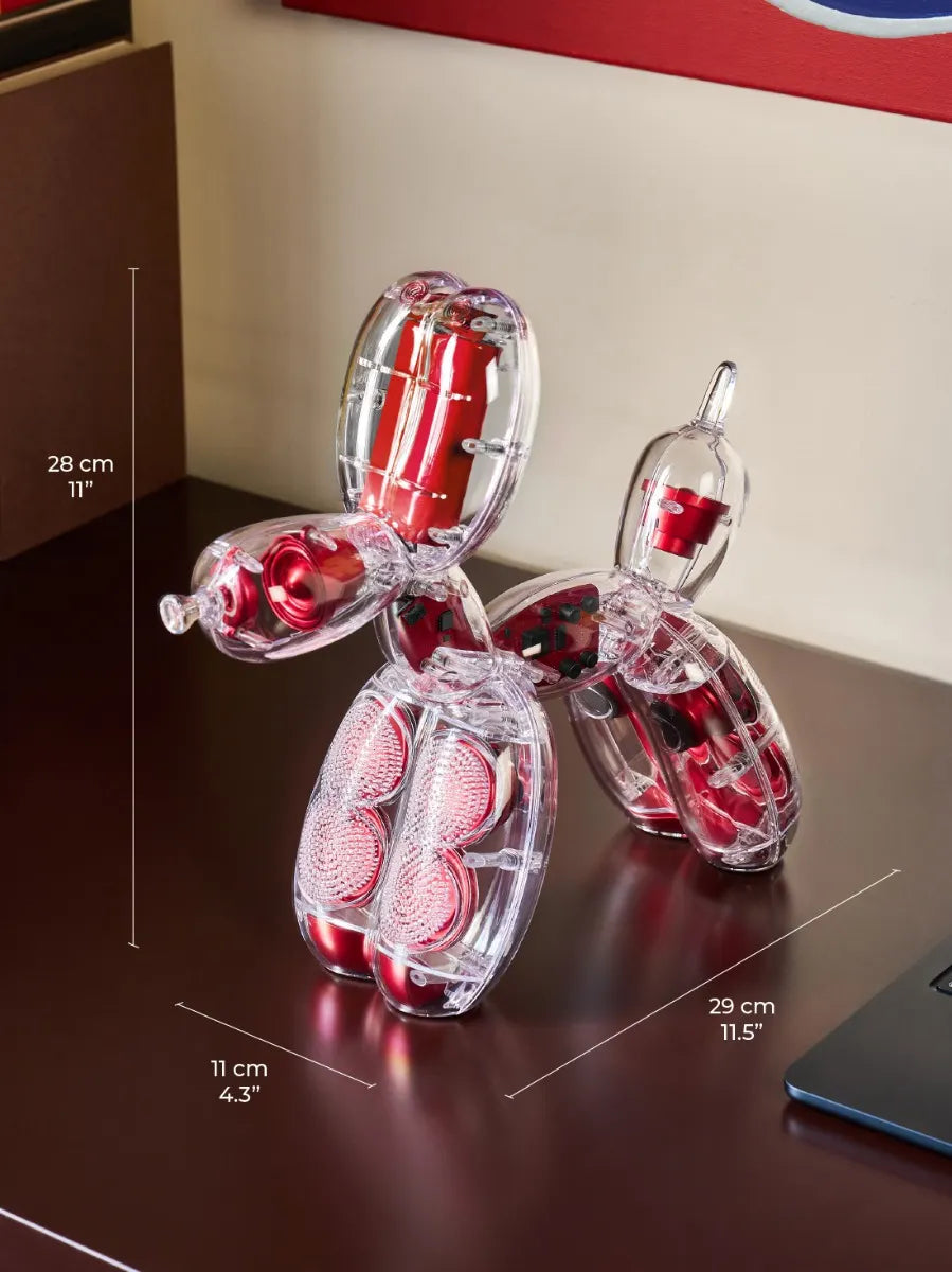 PRE-ORDER - RED Balloon Dog Speaker by Jeff Koons x Lexon (Chromatic Collection)
