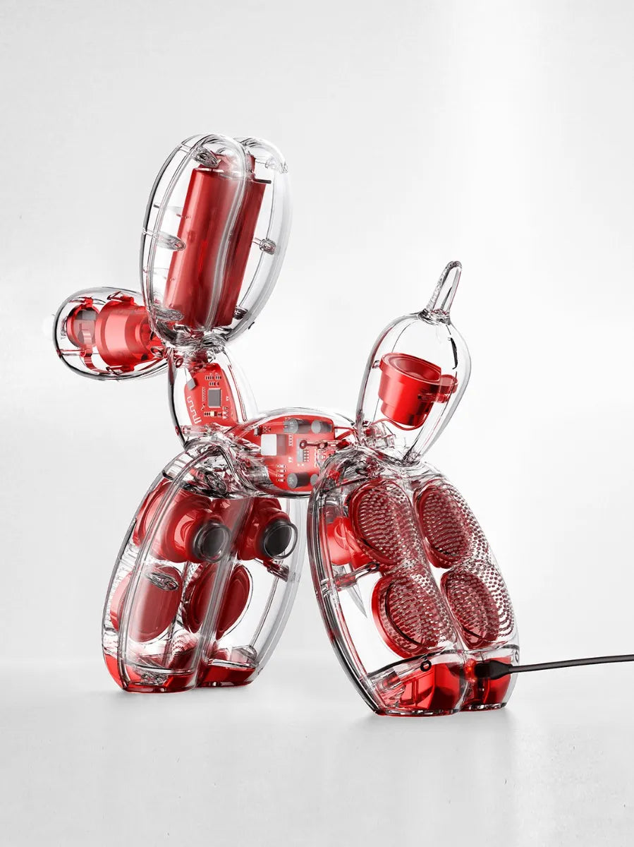 PRE-ORDER - RED Balloon Dog Speaker by Jeff Koons x Lexon (Chromatic Collection)