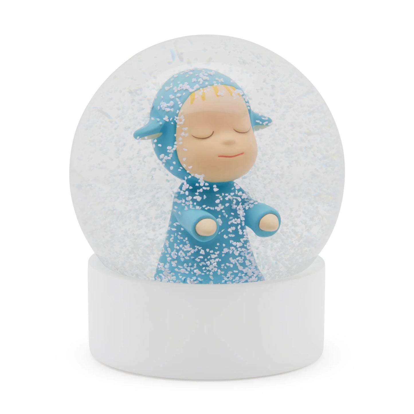 Yoshitomo Nara Little Wanderer Snow Globe (Blue)
