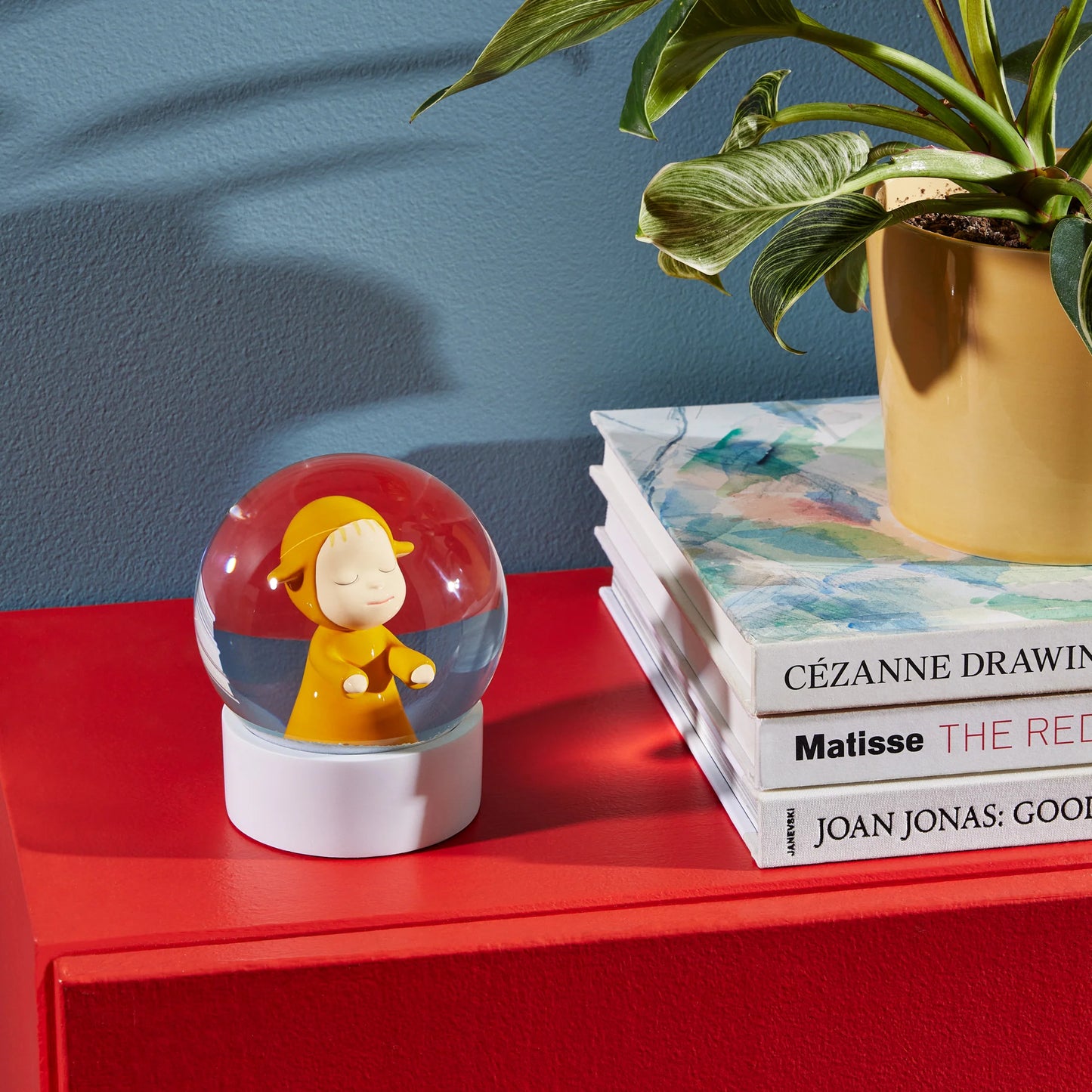 Yoshitomo Nara Little Wanderer Snow Globe (Yellow)