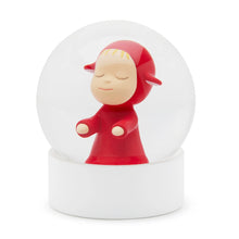 Load image into Gallery viewer, Yoshitomo Nara Little Wanderer Snow Globe (Red)
