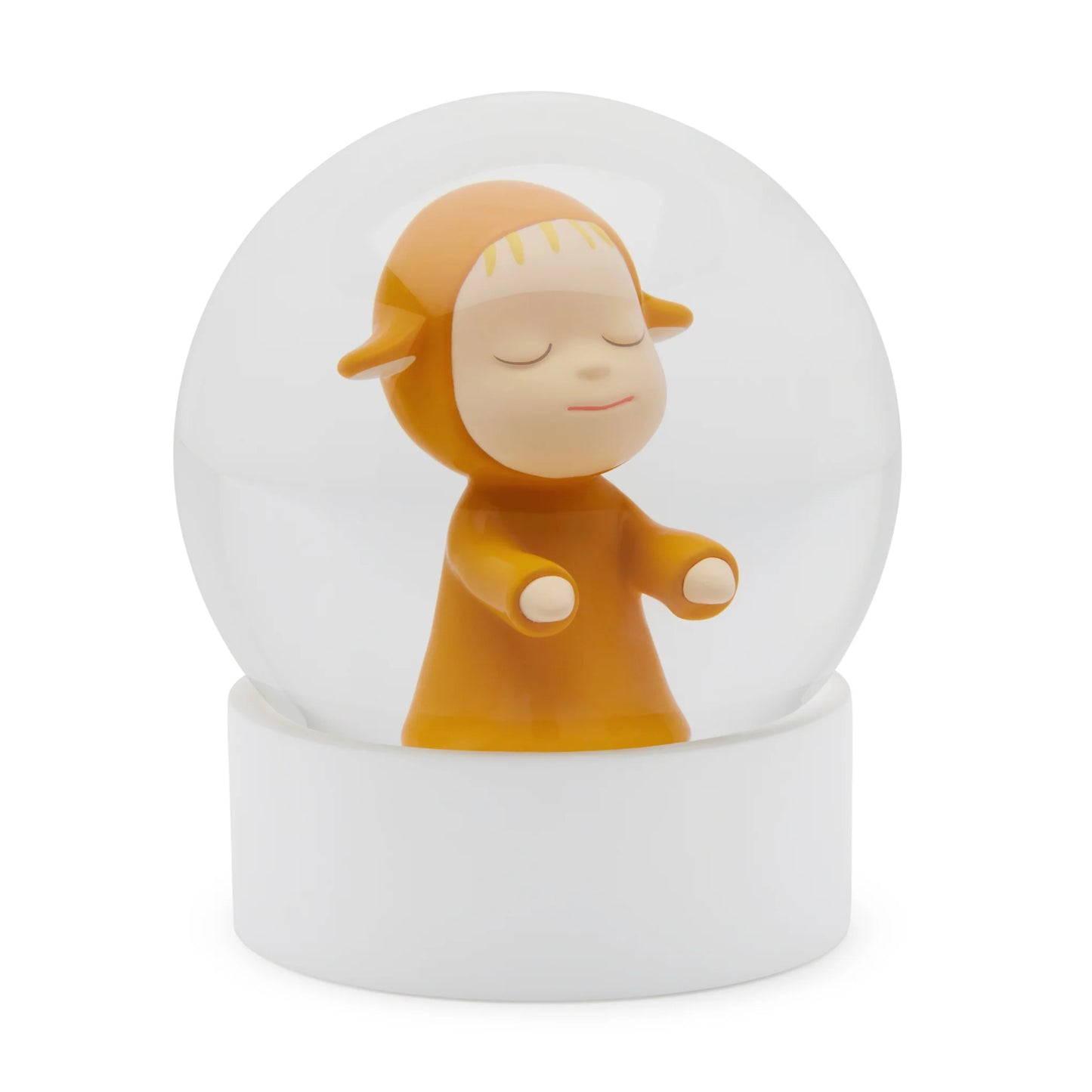 Yoshitomo Nara Little Wanderer Snow Globe (Yellow)