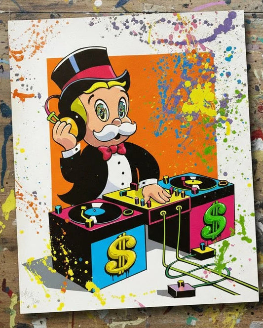 DJ Monopz - Orange (hand finished)