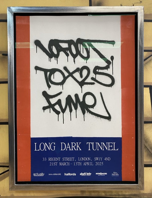 Long Dark Tunnel Show Poster (Framed)