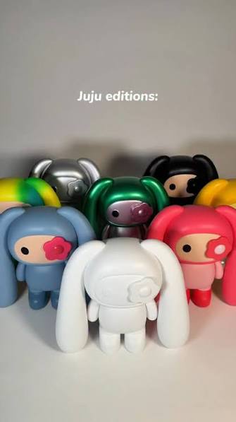 Full Set - 8 x Juju Vinyl Sculptures