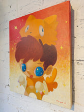 Load image into Gallery viewer, Boy And Orange Cat
