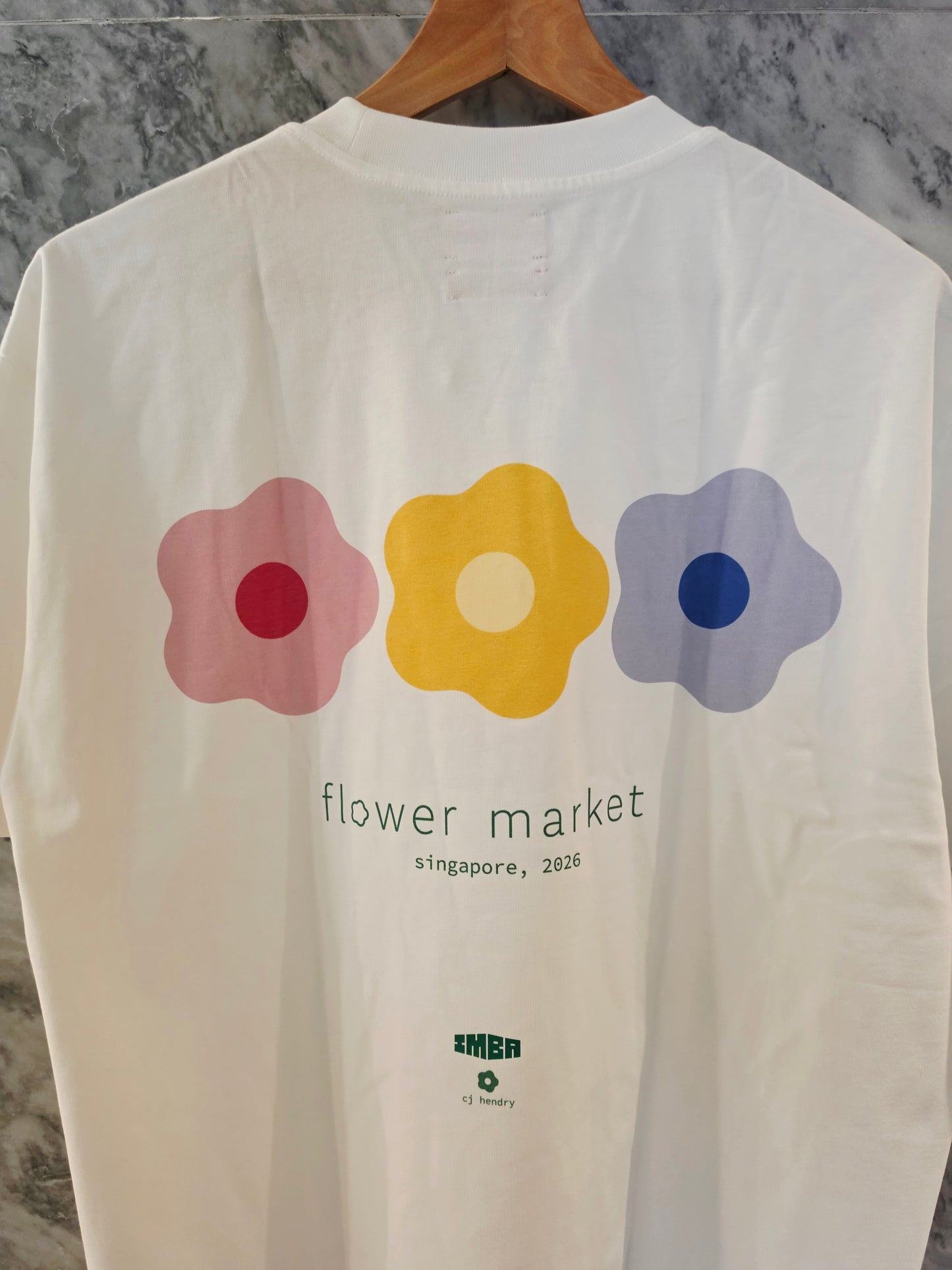 T-Shirt Flower Market Singapore - Size Small