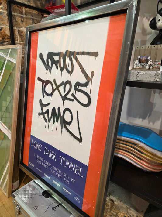 Long Dark Tunnel Show Poster (Framed)