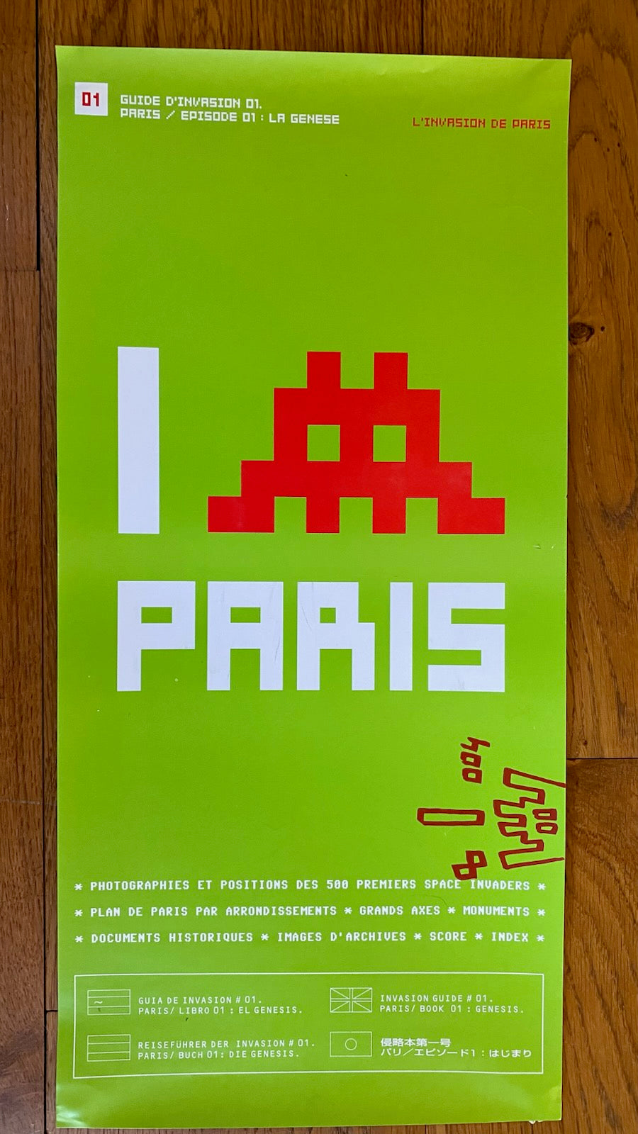 L'invasion De Paris Poster (Signed)
