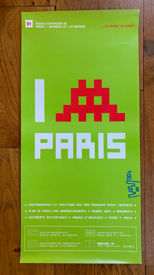 L'invasion De Paris Poster (Signed)