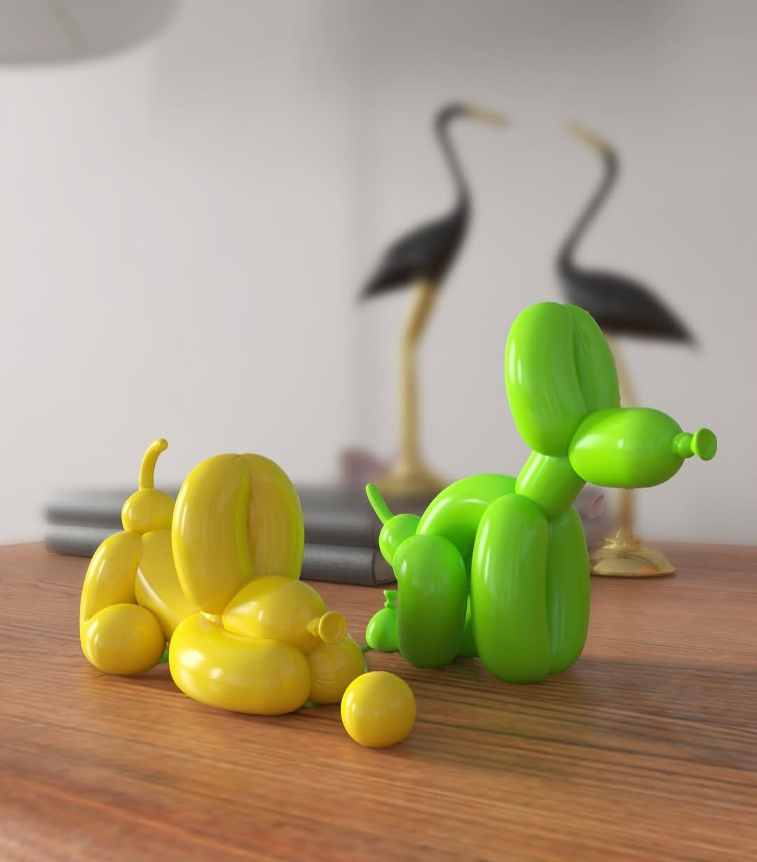 Cute POPek Balloon Dog - Green