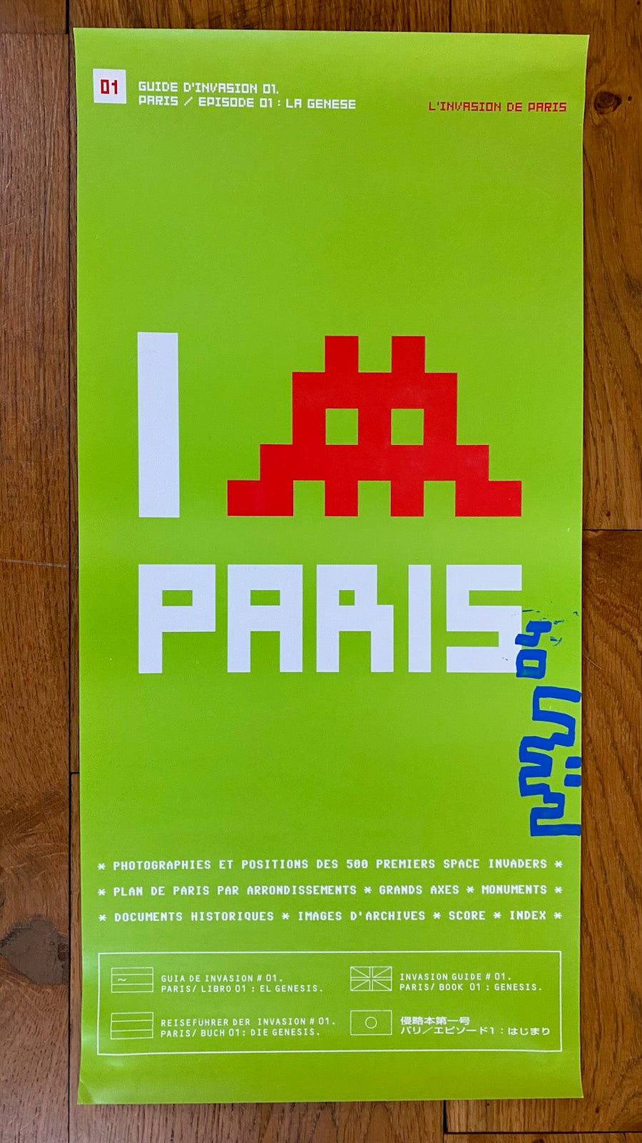 L'invasion De Paris Poster (Signed)