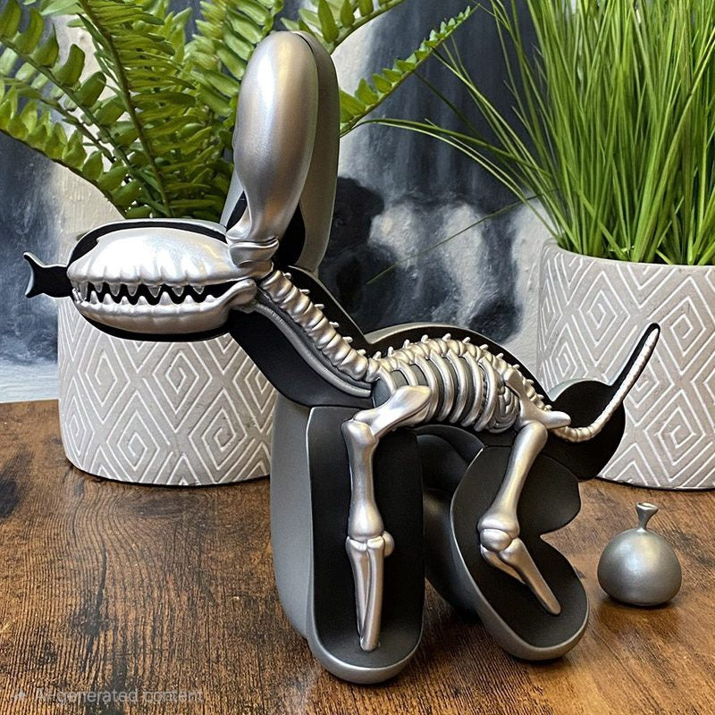 Dissected POPek Balloon Dog Space Gray