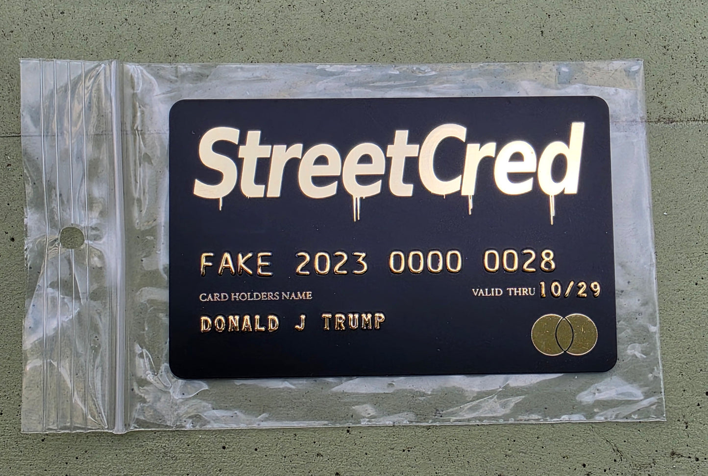 StreetCred Gold Card