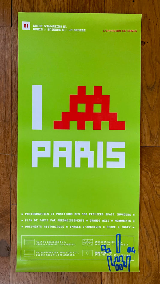 L'invasion De Paris Poster (Signed)