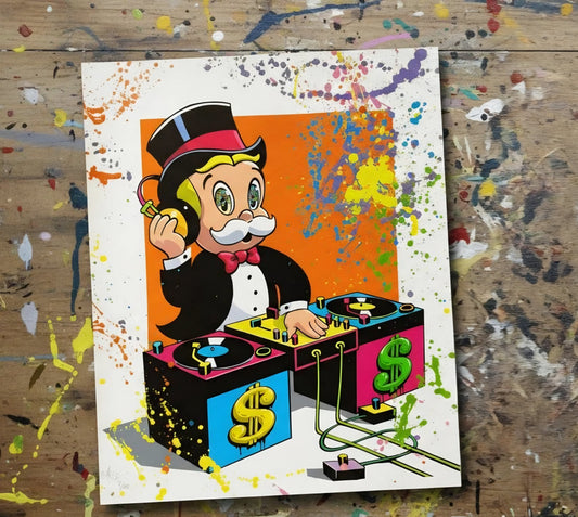 DJ Monopz - Orange (hand finished)