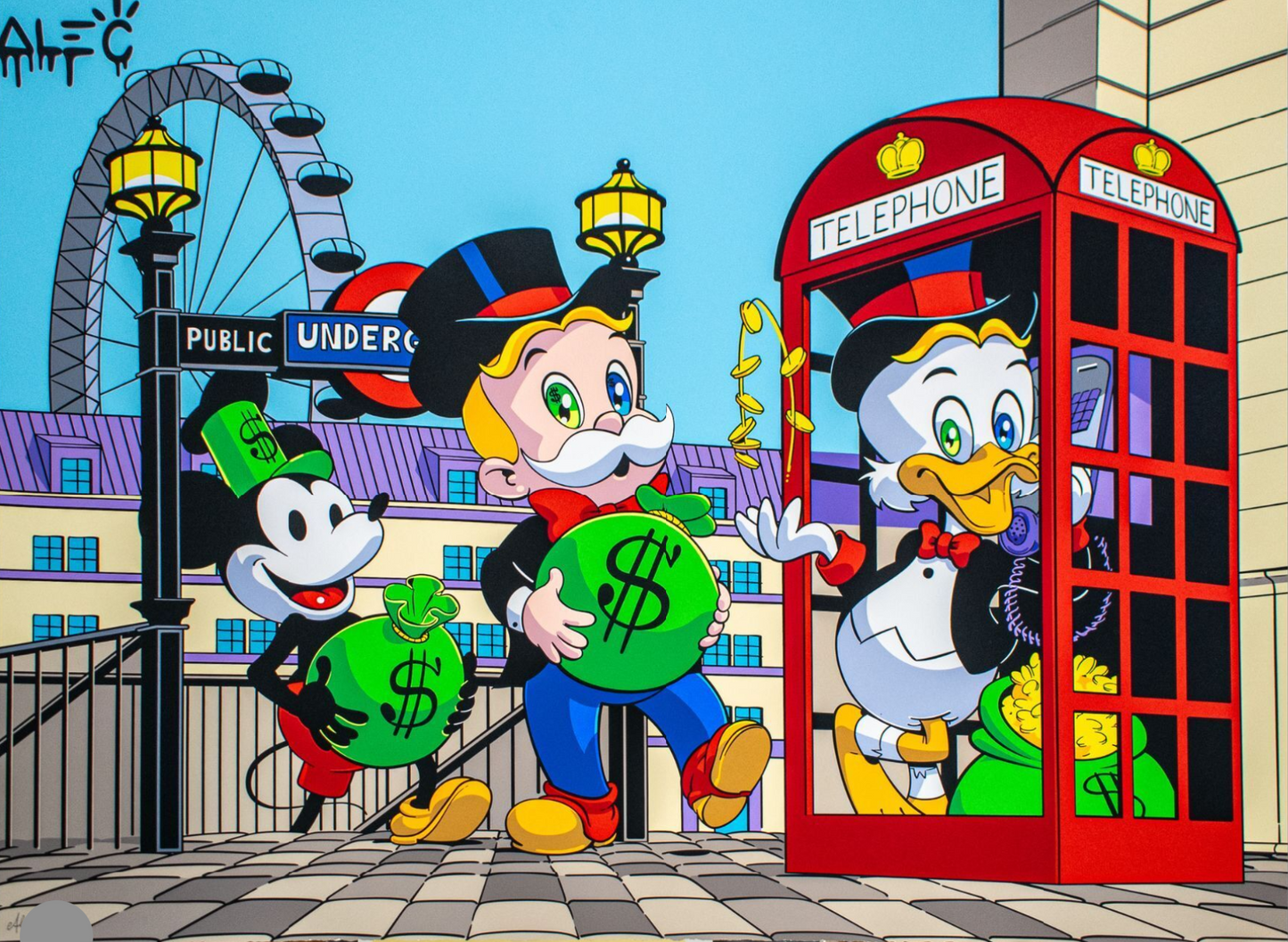 LONDON Money Bags (Printer Proof)