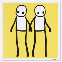 Load image into Gallery viewer, Holding Hands - Yellow (Framed)
