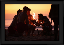 Load image into Gallery viewer, Smoke Ceremony in Australia (black metal frame)
