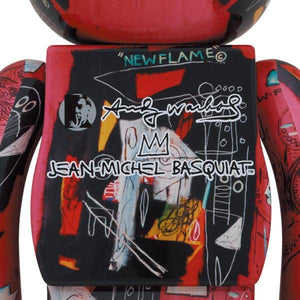 Be@rbrick Andy Warhol × Jean-Michel Basquiat # 1 1000%