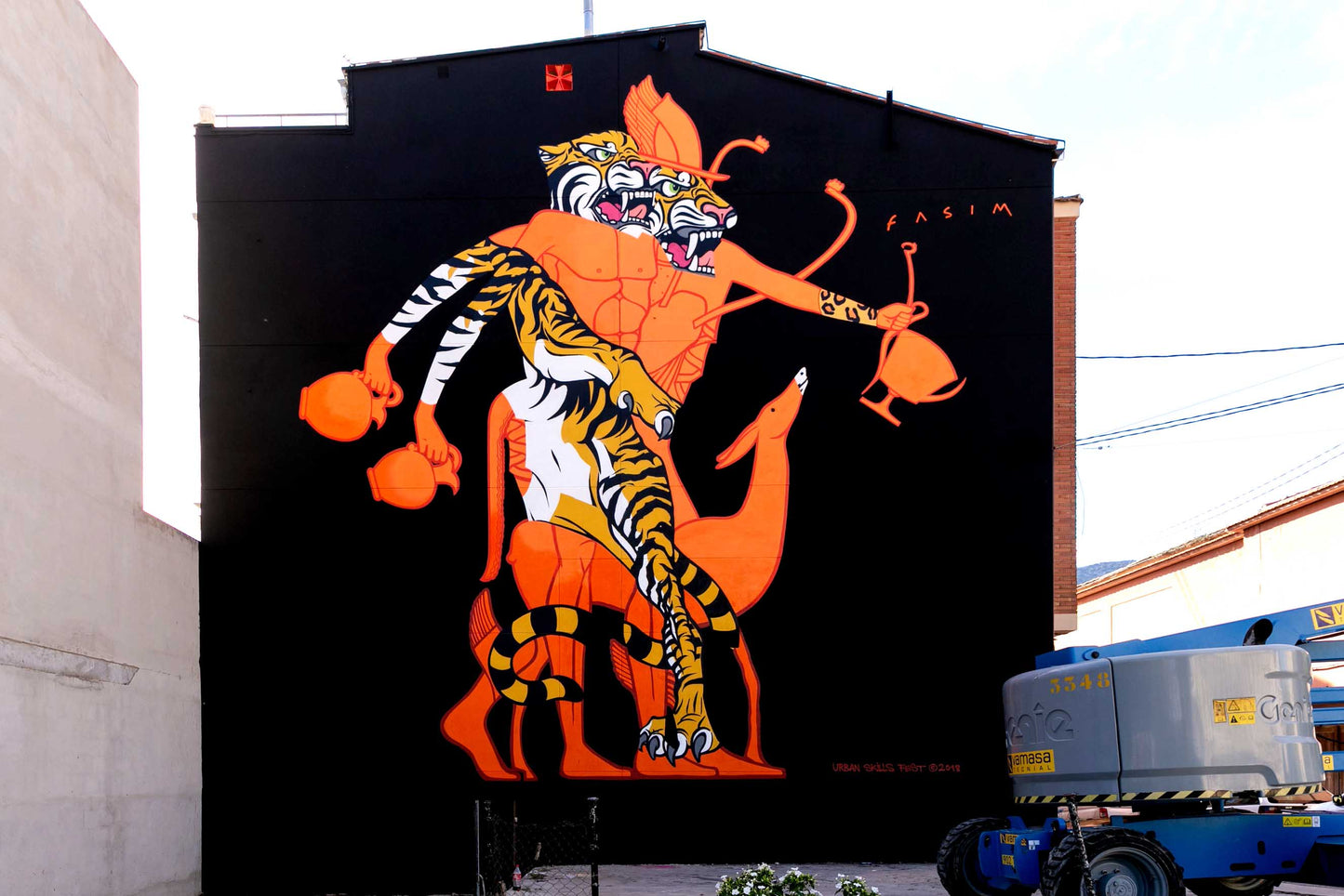 Greek Tiger Double Head (Orange)