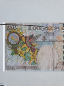 Di-faced Tenner with COA by Lazarides