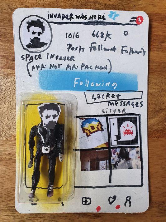 Instagram Action Figure - INVADER