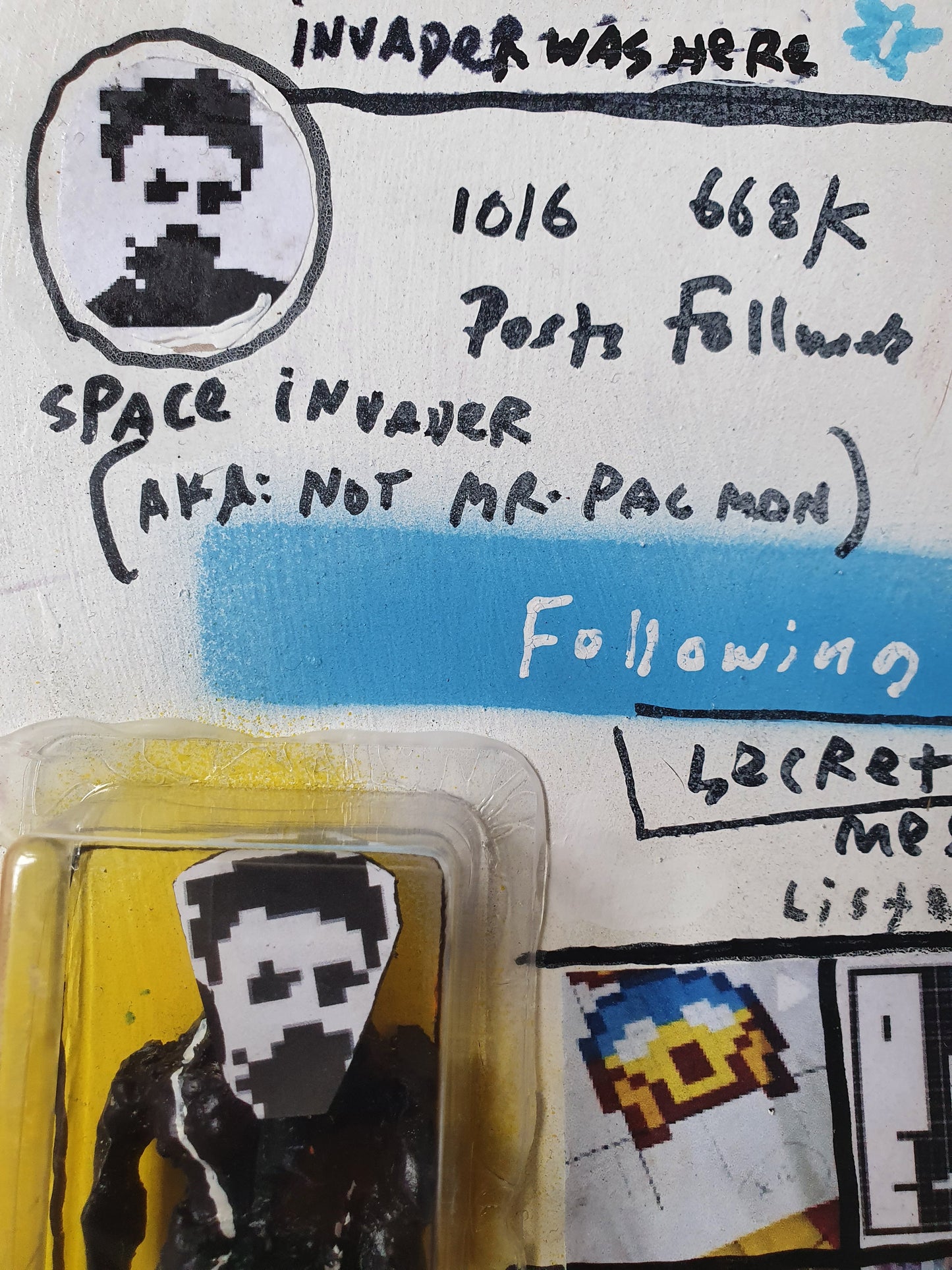 Instagram Action Figure - INVADER