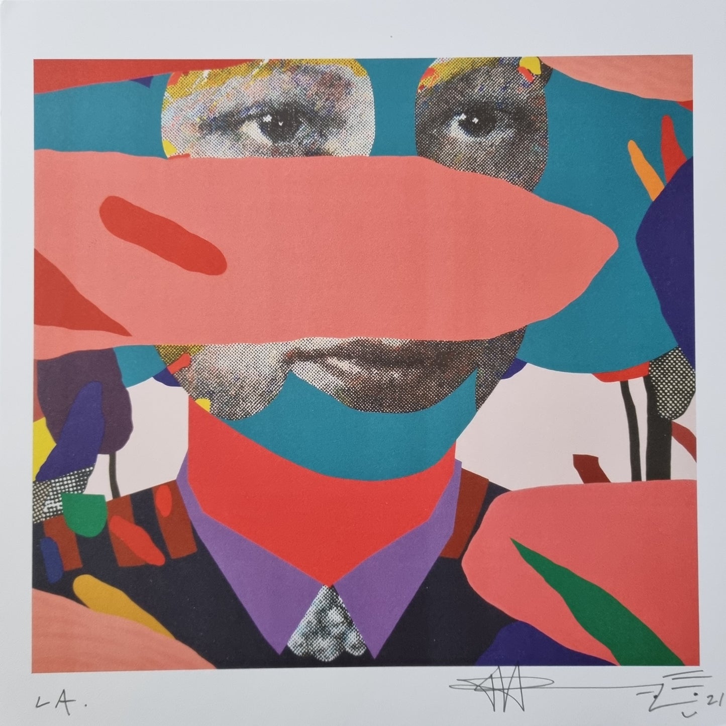 Allouche Gallery Signed Postcard