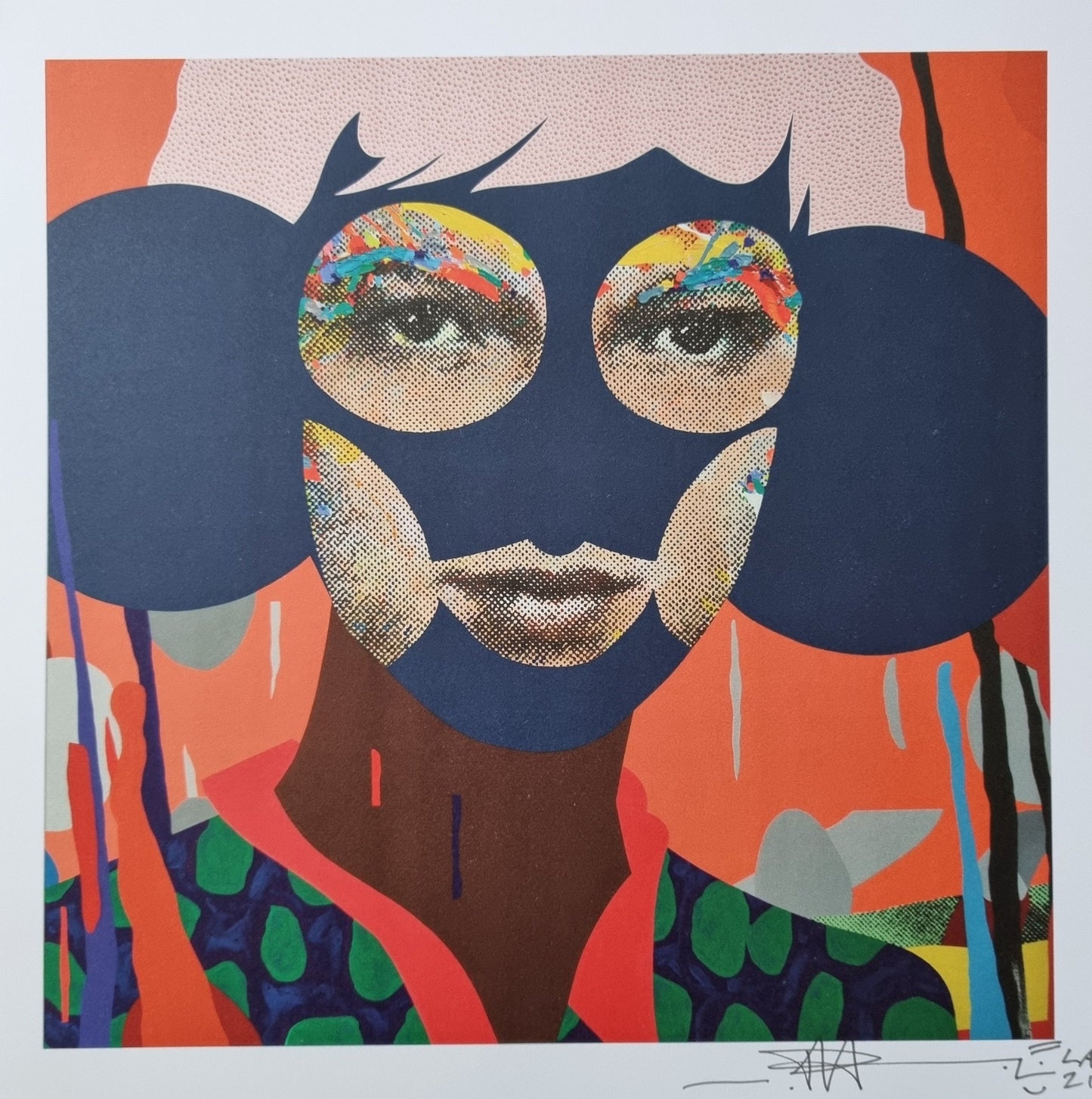 Allouche Gallery Signed Postcard