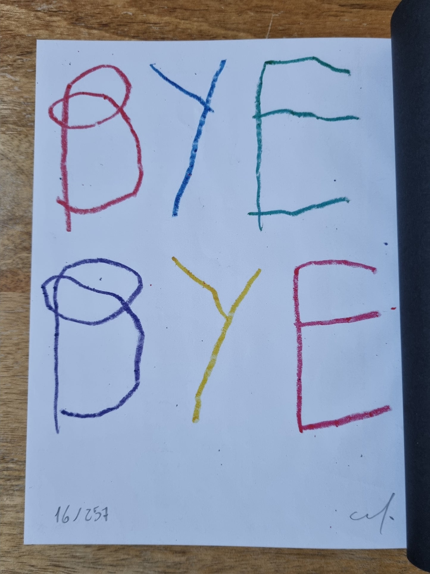 I Didn't Know How to Name This (Signed)