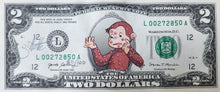 Load image into Gallery viewer, Monkey Pox Two-Dollar Bill
