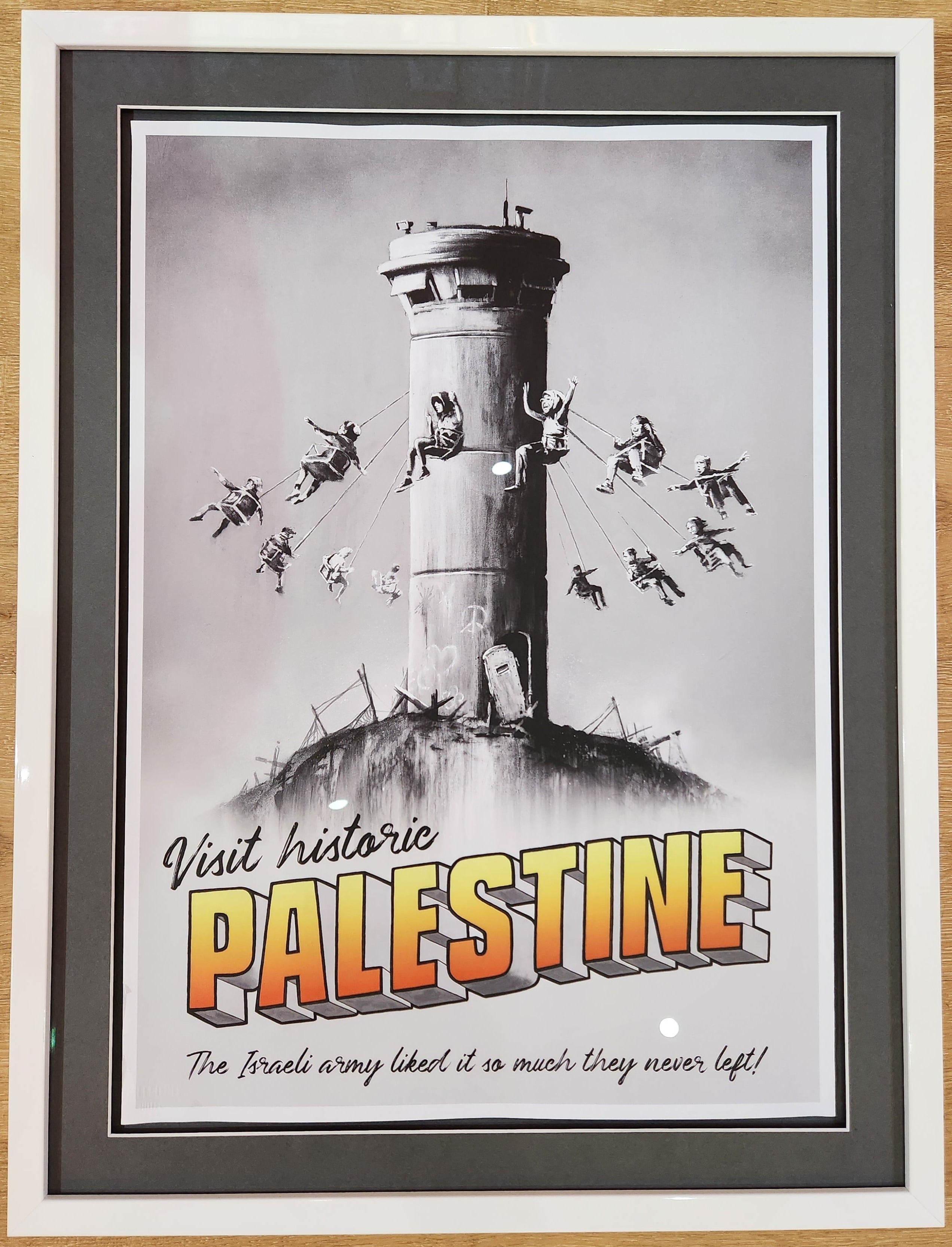 Palestine Poster by The Walled Off Hotel (Framed) – Gallery OZ