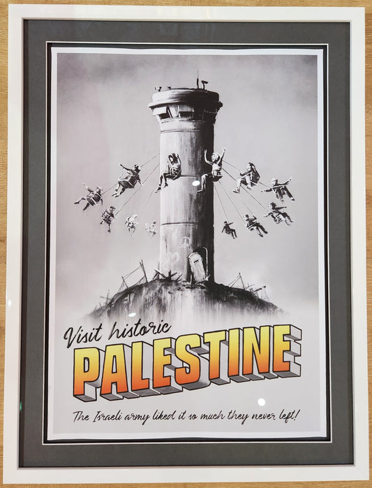 Palestine Poster by The Walled Off Hotel (Framed)
