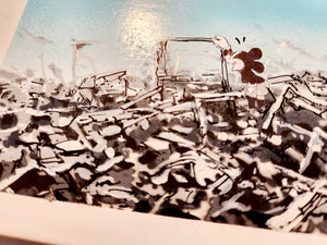 Mickey Mouse Landfill Painting