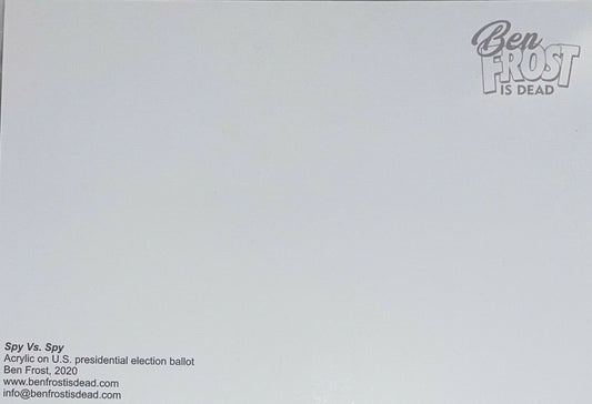 Spy Vs Spy TNT Ballot Postcard