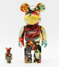 Load image into Gallery viewer, Be@rbrick 100% &amp; 400% Set Shepard Fairey (Obey) DCON 2022
