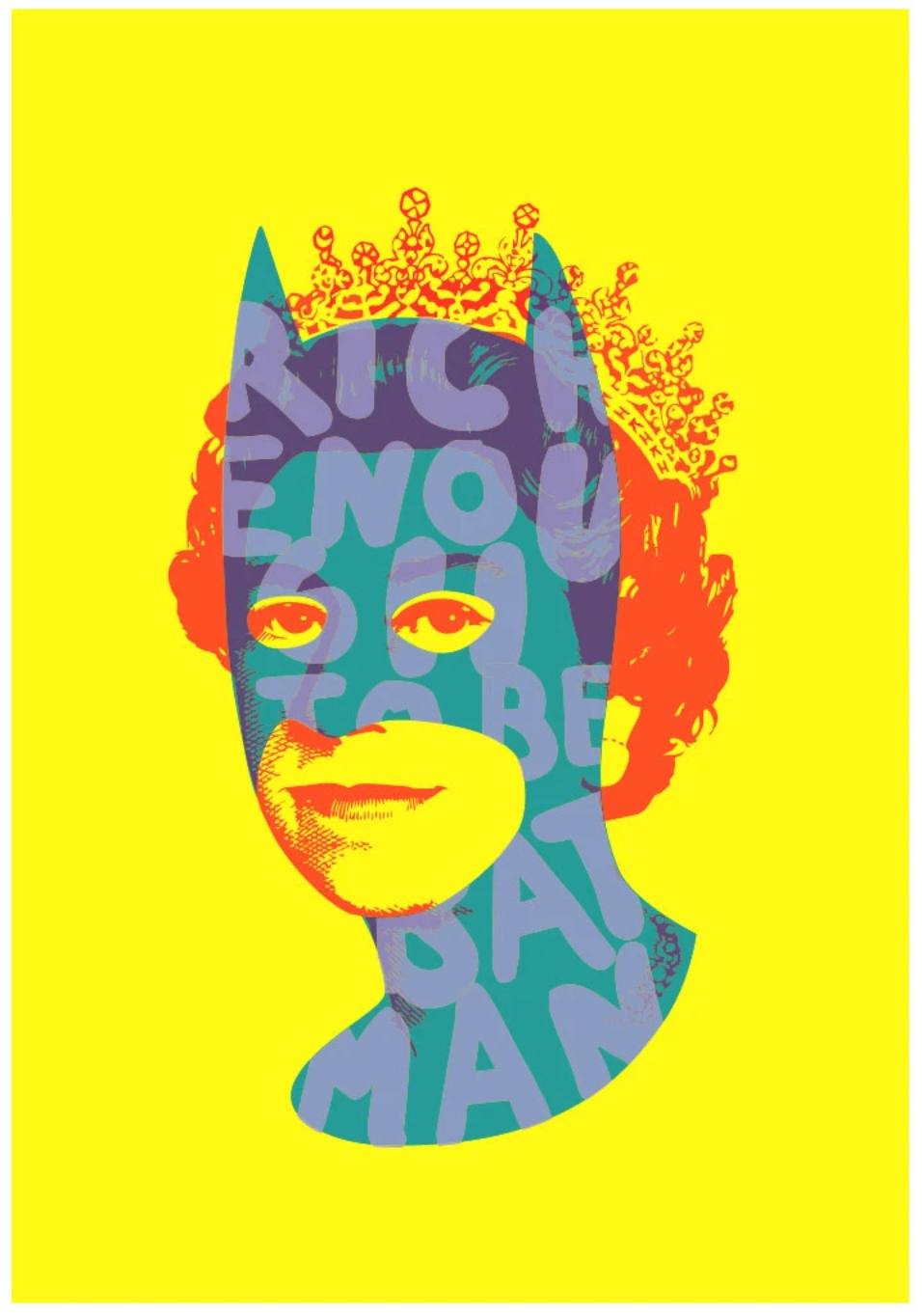 Rich Enough to be Batman - All Neon