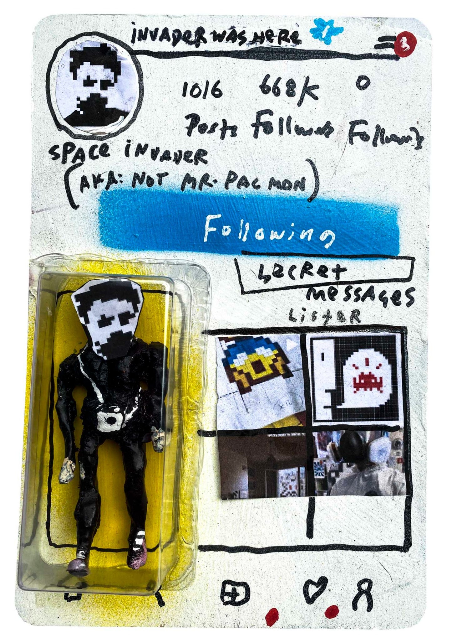 Instagram Action Figure - INVADER