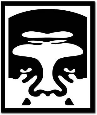 Obey 3-Face Collage (one print)