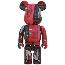Load image into Gallery viewer, Be@rbrick Andy Warhol × Jean-Michel Basquiat # 1 1000%
