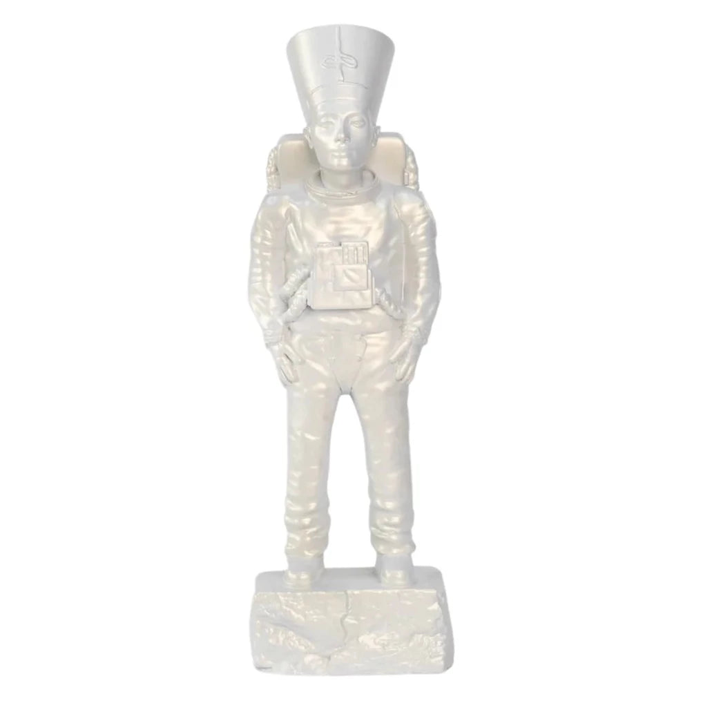 XL Ancient Astronaut Nefertiti (Pearl White)