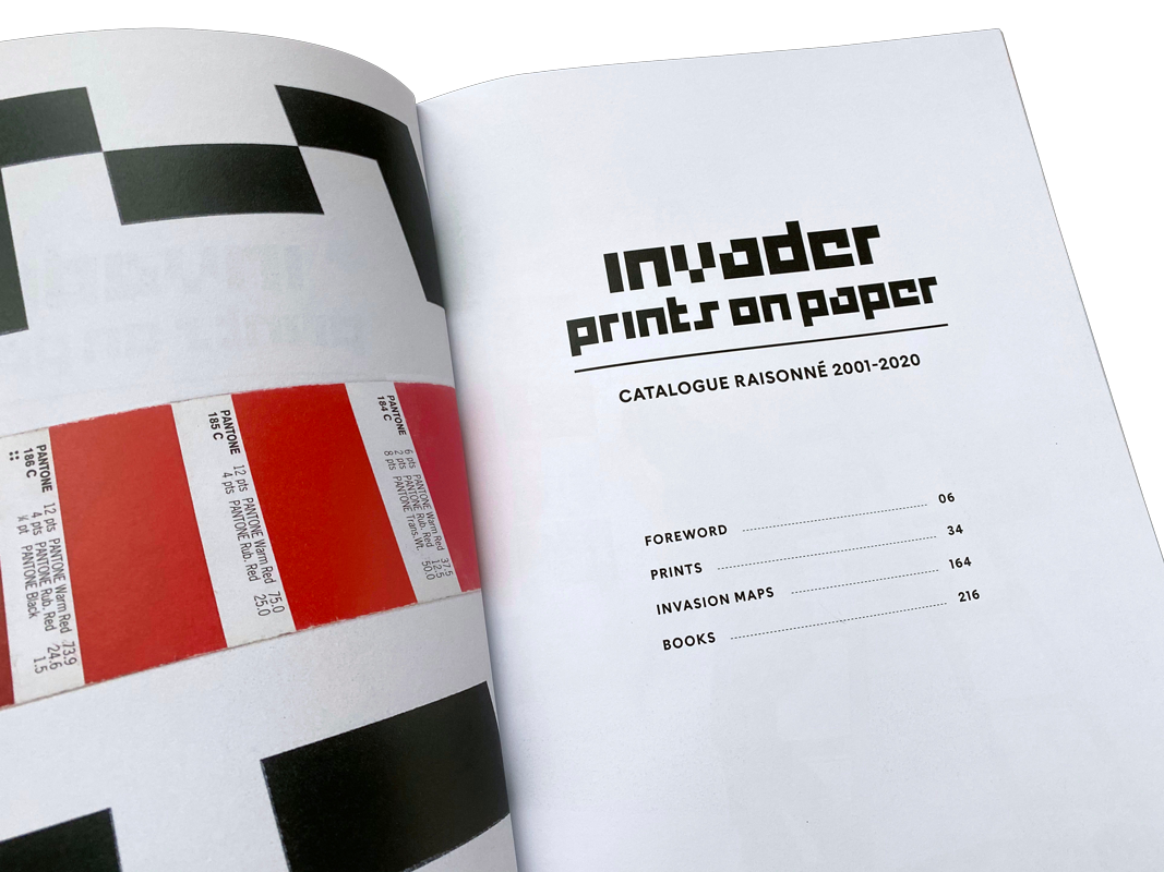Invader Prints on Paper catalogue raisonne 2001-2020