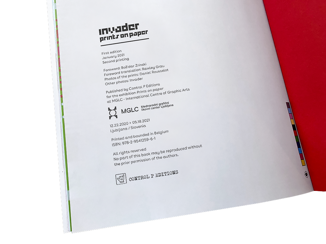 Invader Prints on Paper catalogue raisonne 2001-2020
