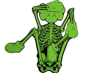 Skeleton Board Cutout Ornament (Green)
