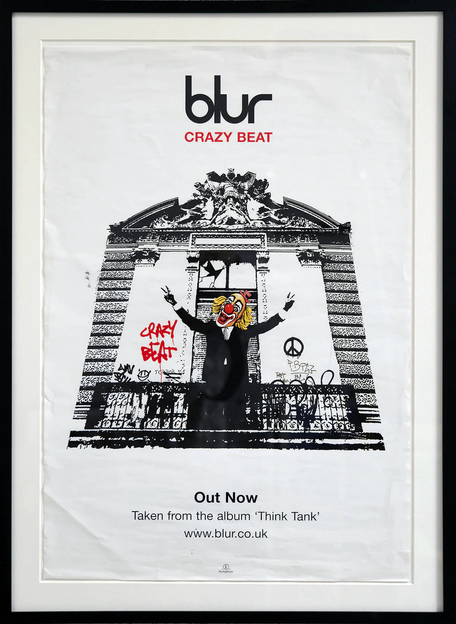 Blur Crazy Beat Poster (Framed)